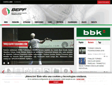 Tablet Screenshot of bizkaiapilota.com